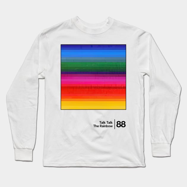 The Rainbow / Minimal Style Graphic Artwork Design Long Sleeve T-Shirt by saudade